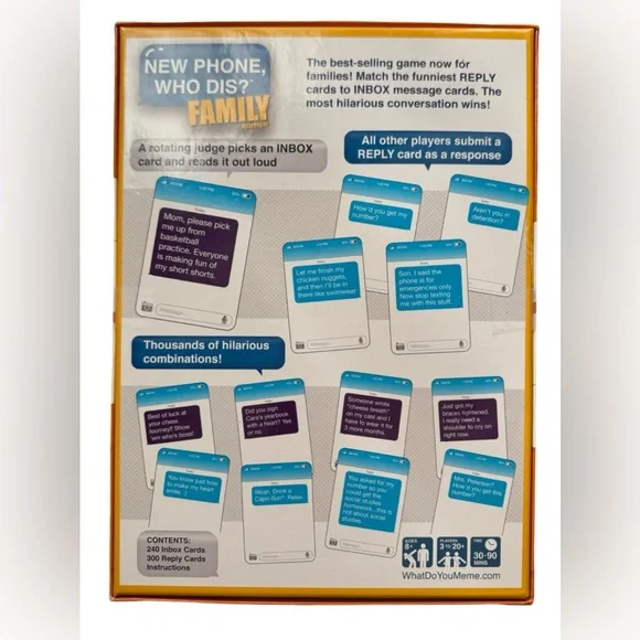 BOARD GAME - New phone, who dis? Family edition. - Picture 2 of 6